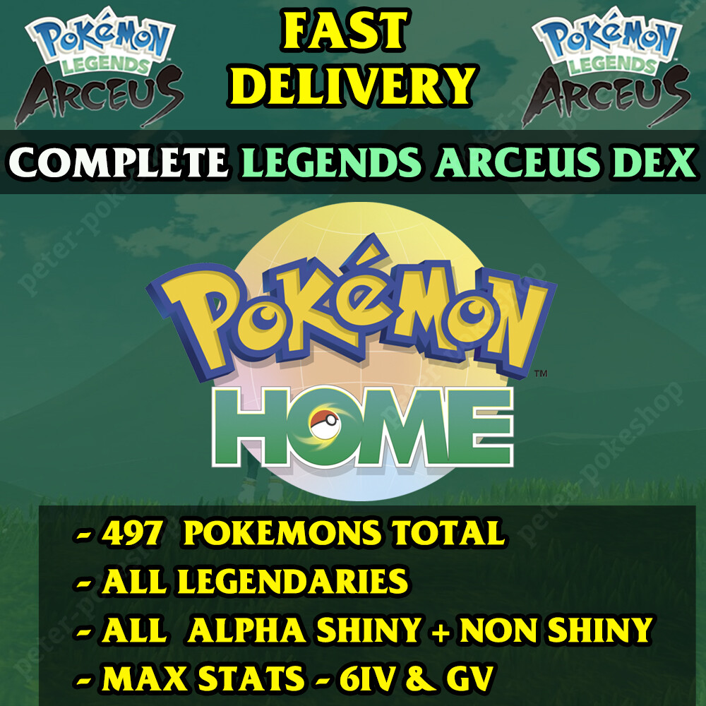 Fossils Package (4x, 6IV, Shiny, Alpha) – Pokemon Legends Arceus