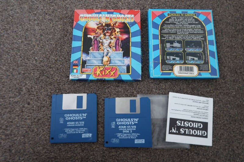 Ghouls N Ghosts By Kixx ~ Original Boxed Atari ST Game