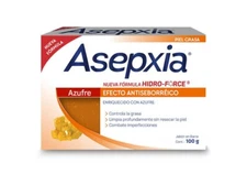 ASEPXIA AZUFRE 100g x 2 bars of acne fighting soap NEW FORMULA !!!!!