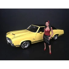 "HANGING OUT II" ROSA FIGURINE FOR 1/18 SCALE MODELS BY AMERICAN DIORAMA 38184