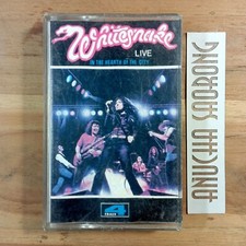 Whitesnake / Live... in the Heart of the City 1980 Cassette Tape / 1324
