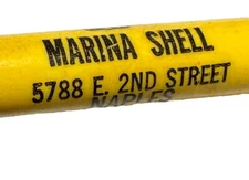 Vintage Naples Long Beach California Marina Shell Gas Station Auto Oil Fuel Pen