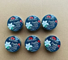6X BURT'S BEES  Natural Vanilla & Clove Lip Butter w/ Shea & Cocoa Butter