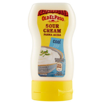 Old el Paso Panna Acida,Sauerrahm Sour Cream Sauce Würzsauce 230g Squeeze