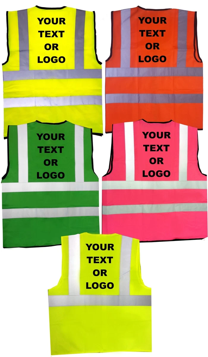Personalised pink hotsell hi vis vest
