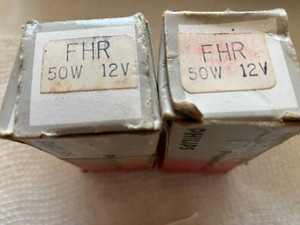COLLIMATOR BULB LAMP, Philips FHR, 12V 50W, Quantity = 2