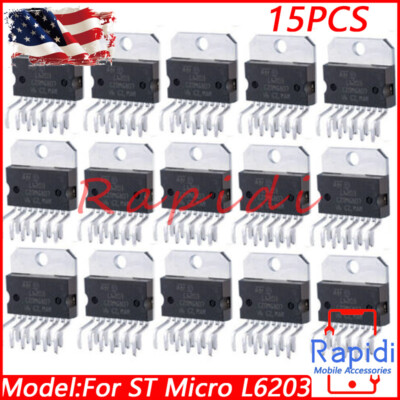 15PCS NEW For L6203 ST ZIP-11 DMOS FULL BRIDGE DRIVER
