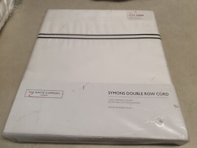The White Company Symons Double Flat 1000 TC Blatt £165 seidig hochwertig