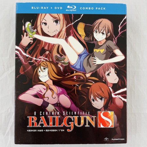 A Certain Scientific Railgun S: Season 2 (Blu-ray + DVD Combo Pack Box