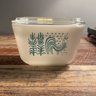 Butter Dish Vintage Pyrex Amish Butterprint P•Vintage Pyrex Amish