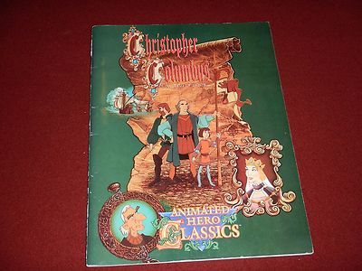 Animated Hero Classic Christopher Columbus Living History Activity Coloring Book