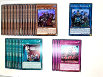 YuGiOh Complete - Competitive Deluxe Ancient Warriors Deck + Extra Deck + Bonus