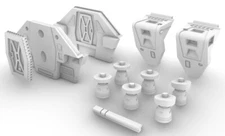 2001 A Space Odyssey - Moon Bus Thruster and Rocket Set  PGX128 ParaGrafix