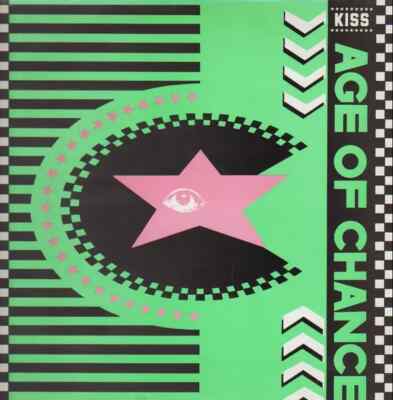 Age Of Chance Kiss GREEN SLEEVE Vinyl Single 12inch NEAR MINT Fon Records