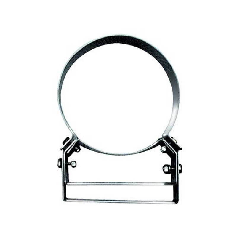 2 colliers muraux de fixation conduit simple paroi 150 mm pour tuyau poêle cheminée