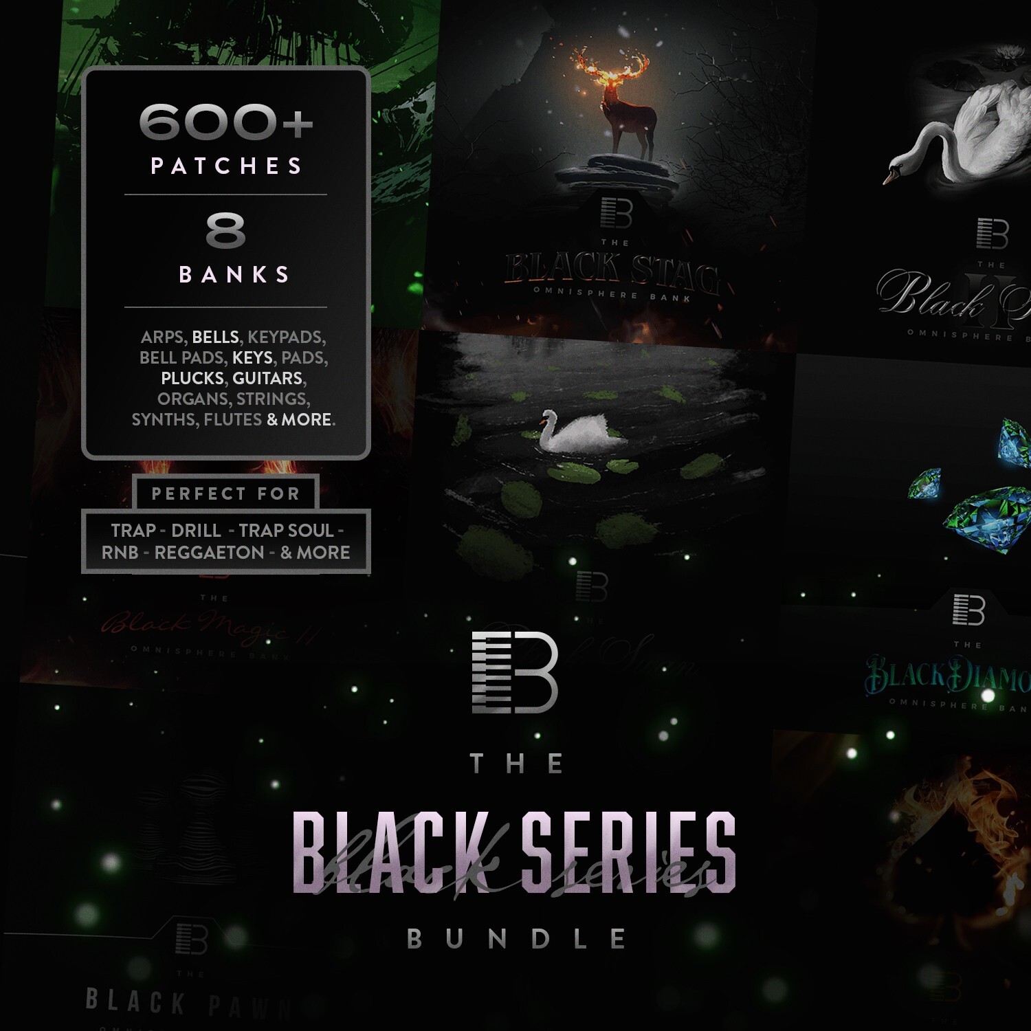Omnisphere Bank The Black Series Bundle Brandon Chapa presets hip-hop