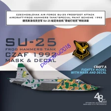 Galaxy D48077 1/48 Special Coating Plan for the 1992 Czech Air Force Su-25