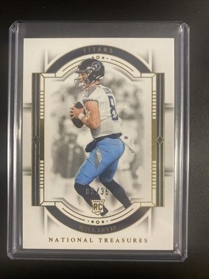 WILL LEVIS 2023 National Treasures #98 RC Rookie  /35