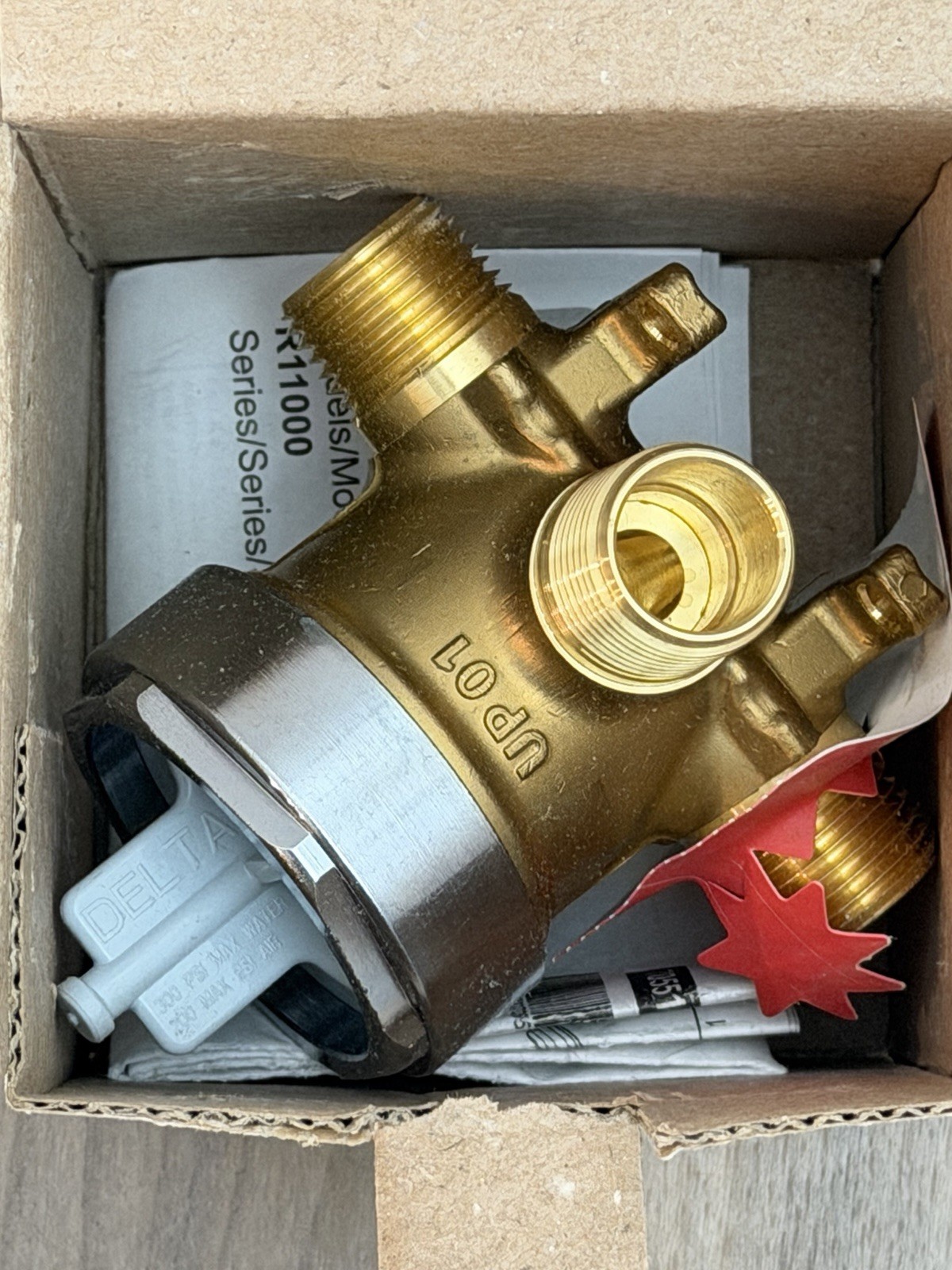 Delta R11000 Diverter Rough In Valve 3 Function and 6 Functi