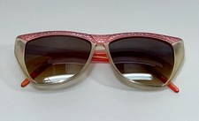 Vintage Women Sunglasses Pink Reptile Print Header
