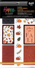 Happy Planner Seasonal Fall Sticker Book - 30 Pages - 869 Pieces - NEW