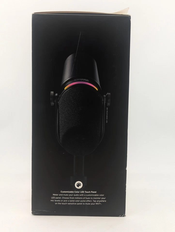 Shure MV7+ Podcast Kit Dynamic Cardioid Microphone with Desktop Stand In Black - Image 3 of 4