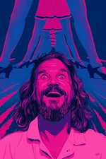 The Big Lebowski Blue Variant Movie Poster Ltd Edition Mondo MINT