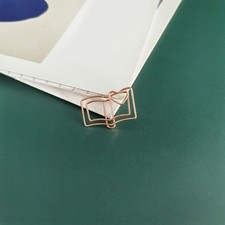 30Pcs Book Paper Clip Metal Paper Clamp Bookmarks Clips For Holding Photo File