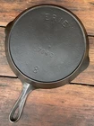 Pre Griswold Erie #8 Third Series Cast Iron Skillet