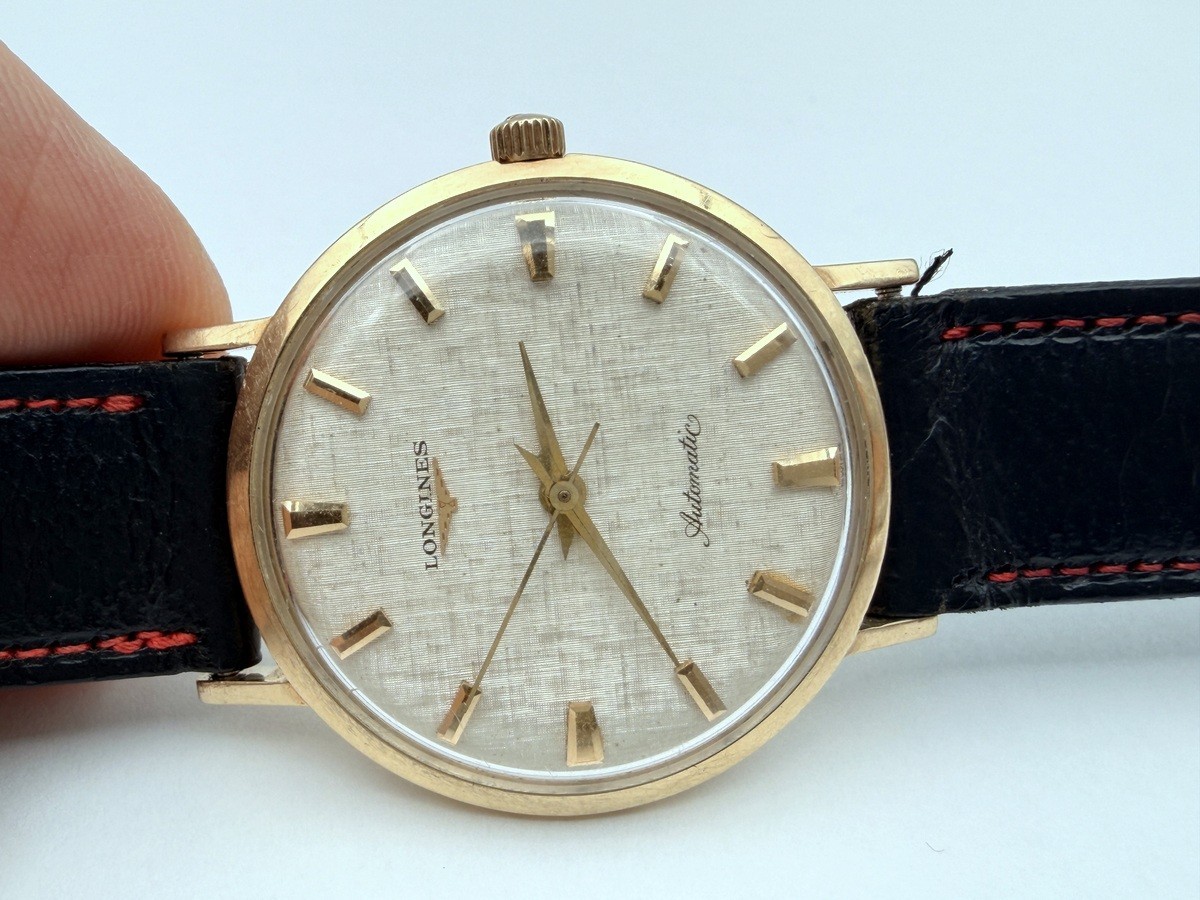 Longines Automatic 14K Solid Heavy 35mm Case Orig… - image 1