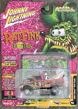 Johnny Lightning Street Freaks 1965 Chevy Tow Truck Rat Fink Ed Big Daddy Roth