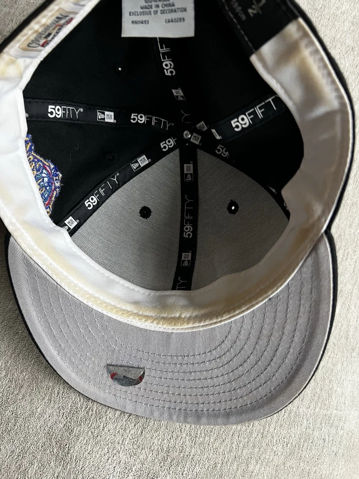 De colección Florida Marlins New Era 1997 Serie Mundial Cooperstown 59FIFTY Sombrero 7 1/2 Foto 4 de 4