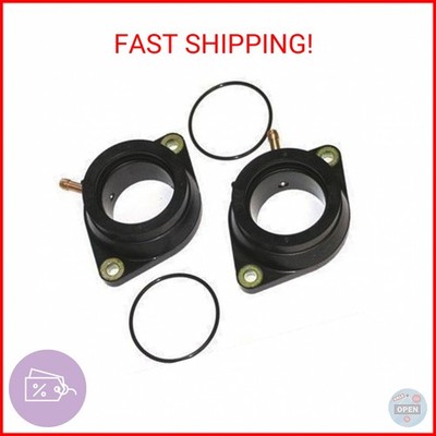 Carburetor Intake Manifold Boots with O-rings Carb Inlet Joint for Yamaha V Star