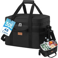 KüHltasche Faltbar 30L 50 Dosen Isolierte Thermotasche FüR Picknick Camping