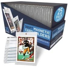 Premium One-Touch Magnetic Card Holders 35pt-360pt for Sports & TCG Trading Card
