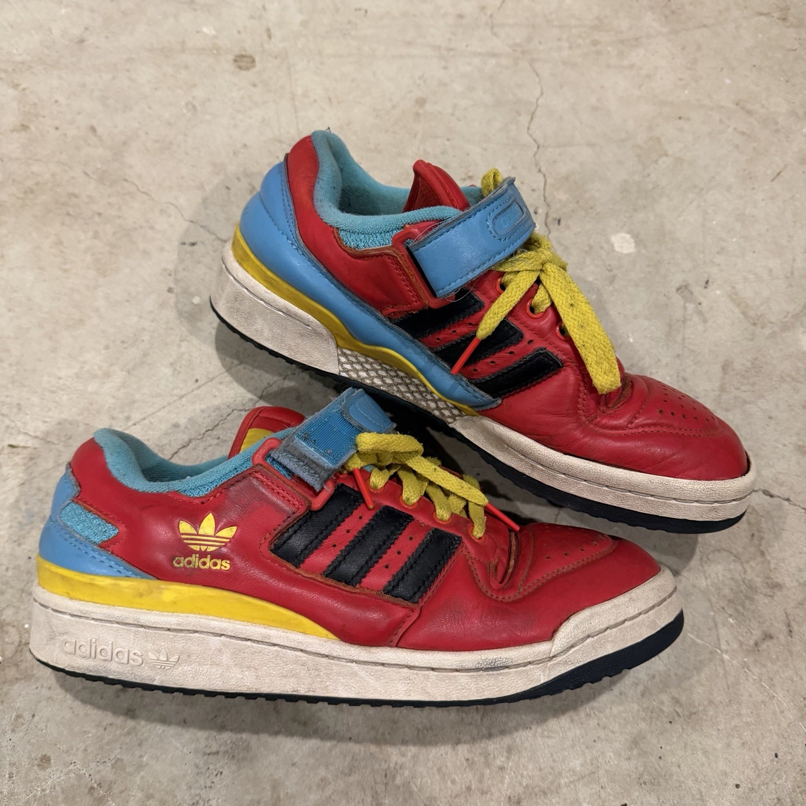 Adidas Originals South Park Forum Low Cartman Shoes GY6493 Mens 7.5 *DISTRESSED*