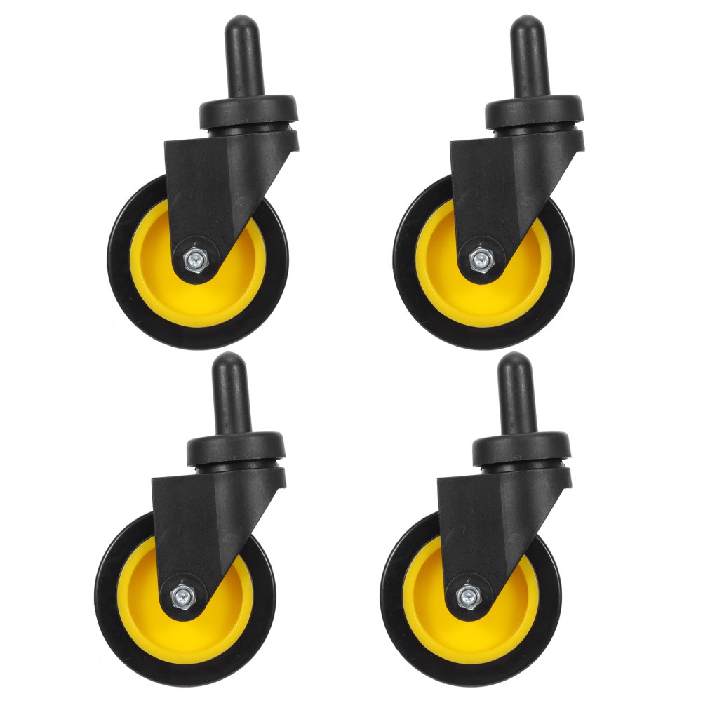 4 Piezas Limpieza Coche Ruedas Universal Repuesto para Carro Utilitario Rueda Dolly