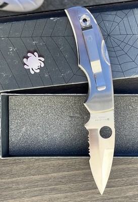 Spyderco Native 1 Stainless Steel AUS-10 C41PS Vintage NEW