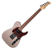 G&L Made In USA Fullerton Deluxe ASAT Classic Bluesboy 90, Shoreline Gold