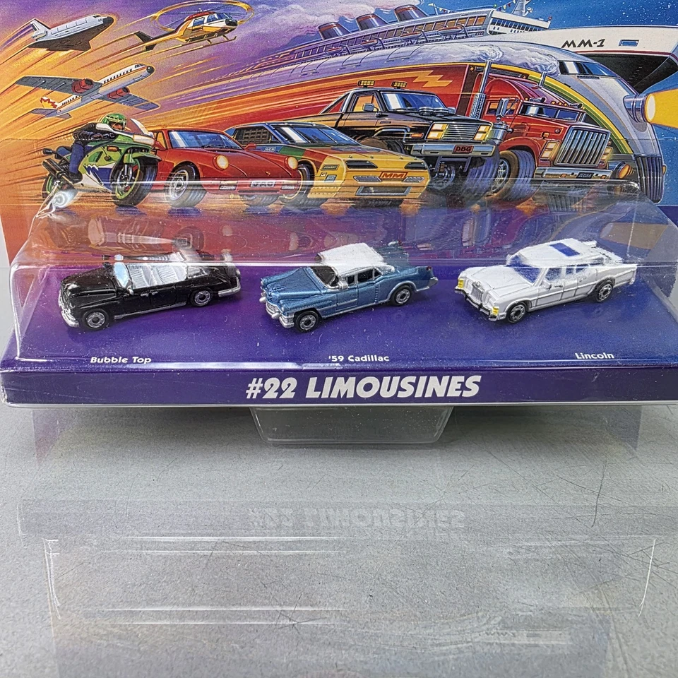 1996 Micro Machines #22 Limousines 75030 Galoob Vintage NEW - Image 2 of 4