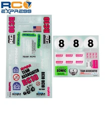 Associated RC10 BK Decal Sheet ASC6757