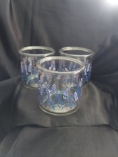 Mismatched -Yoplait Oui Glass Yogurt Jars - Set of 11 - 2 5/8" Tall - Excellent