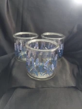 Mismatched -Yoplait Oui Glass Yogurt Jars - Set of 11 - 2 5/8" Tall - Excellent