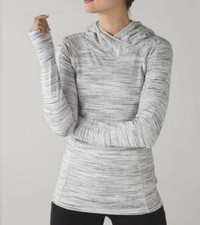 lululemon athletica Think Fast Pullover Hoodie Gray Women's Size 6