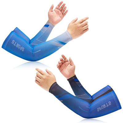 2er Set Ärmelhalter Unisex Arm Sleeve Sport UV Schutz Armlinge Radsport