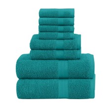 Pack of 8 Towels Set, 2 Large Bath Towels, 2 Hand Towels, 4 Wash Cloths, 100 ...