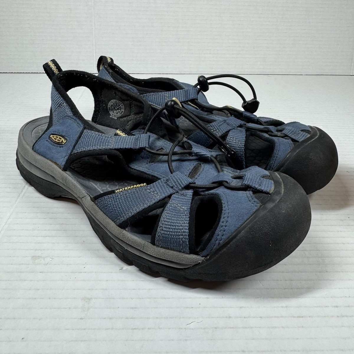 Keen Women's Sandals Size Venice H2 Waterproof Sport Blue