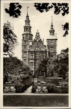 RPPC Rosenborg Castle Copenhagen Denmark vintage postcard b830