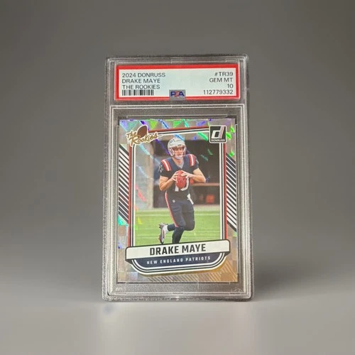 2024 Panini Donruss The Rookies Drake Maye #TR-39 Patriots PSA 10 Football