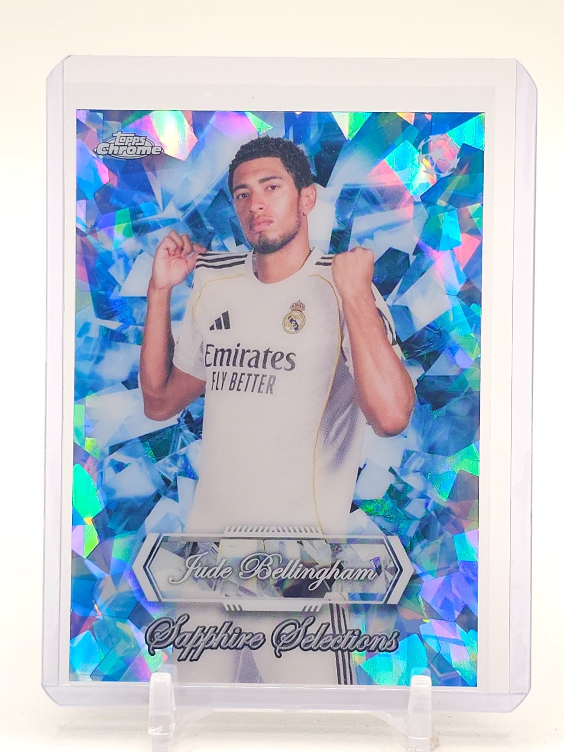 JUDE BELLINGHAM 2025-26 TOPPS CHROME CHAMPIONS LEAGUE SAPPHIRE SELECTIONS Q2723